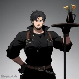 An Overpowered Blacksmith AI Character