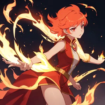 AI Character Flame Princess