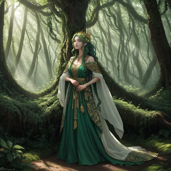 AI Character Mystic Forest Queen