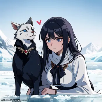 AI Character Snow Mountain Monster Princess Mangabuddy