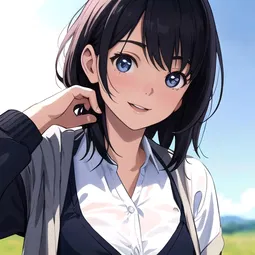 Bow Cardigan AI Character