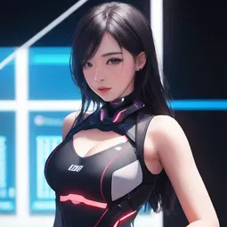 Cyber Girlfriend AI Character