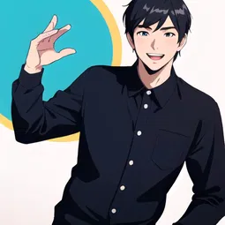 Cute Guys Slacking AI Character