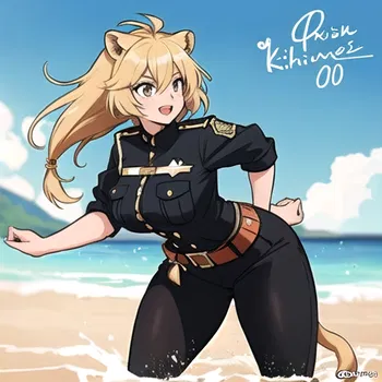 AI Character Kishar the Little Lion Daughter
