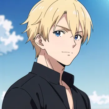 AI Character Blonde Guy Anime
