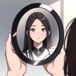 Hand Held Mirror AI Character