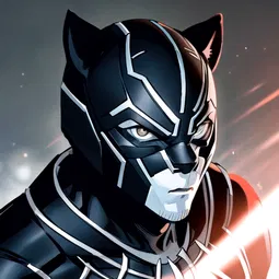 Black Panther Mask AI Character