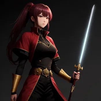 AI Character Kenjutsu Mistress Hikaru