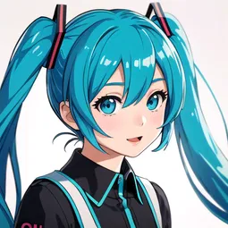 Miku and Chibi Miku AI Character