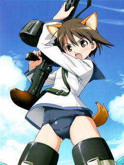 AI Character Yoshika Miyafuji (Strike Witches) - Dark Version