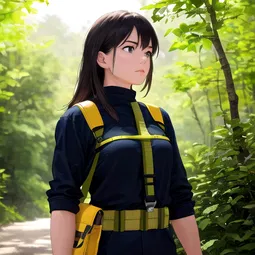 Tactical Sling Bag AI Character