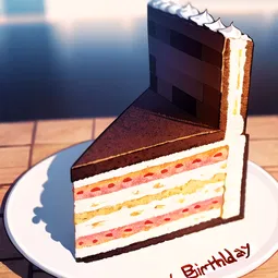 Minecraft Birthday Cake AI Character