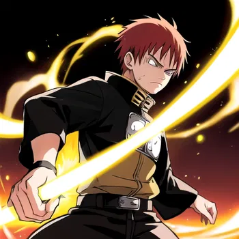 AI Character Gaara and Naruto