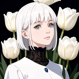 White Tulips AI Character