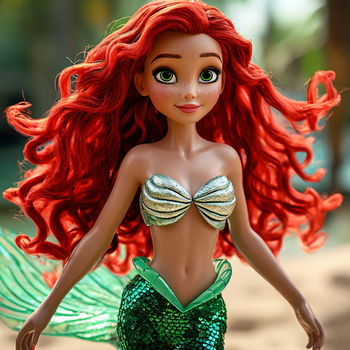 AI Character Halle Bailey (The Little Mermaid, 2023)