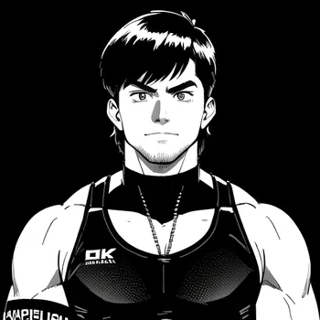 AI Character Moon Barbell