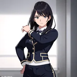 Girls Uniform Pants AI Character
