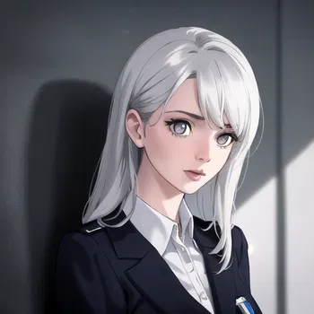 AI Character a terrified teacher at ghoul school characters