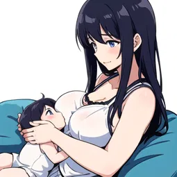 Anime Breastfeeding AI Character