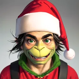 Grinch Ornaments AI Character