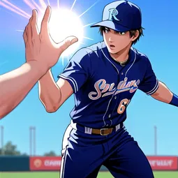 Blue Rocks Baseball AI Character